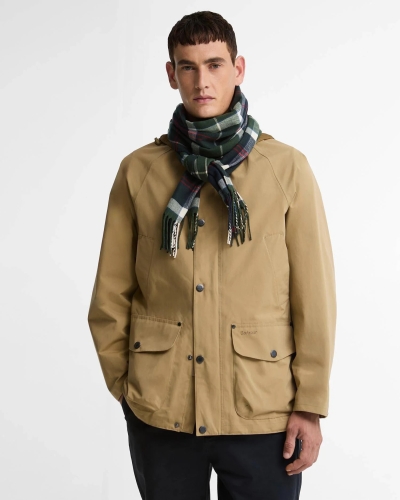 Barbour Galingale tartan scarf tn98 evergreen tartan
