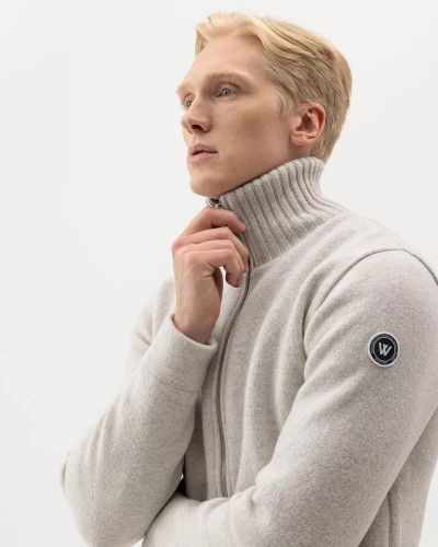 Holebrook Mans Zip WP grey light grey mel