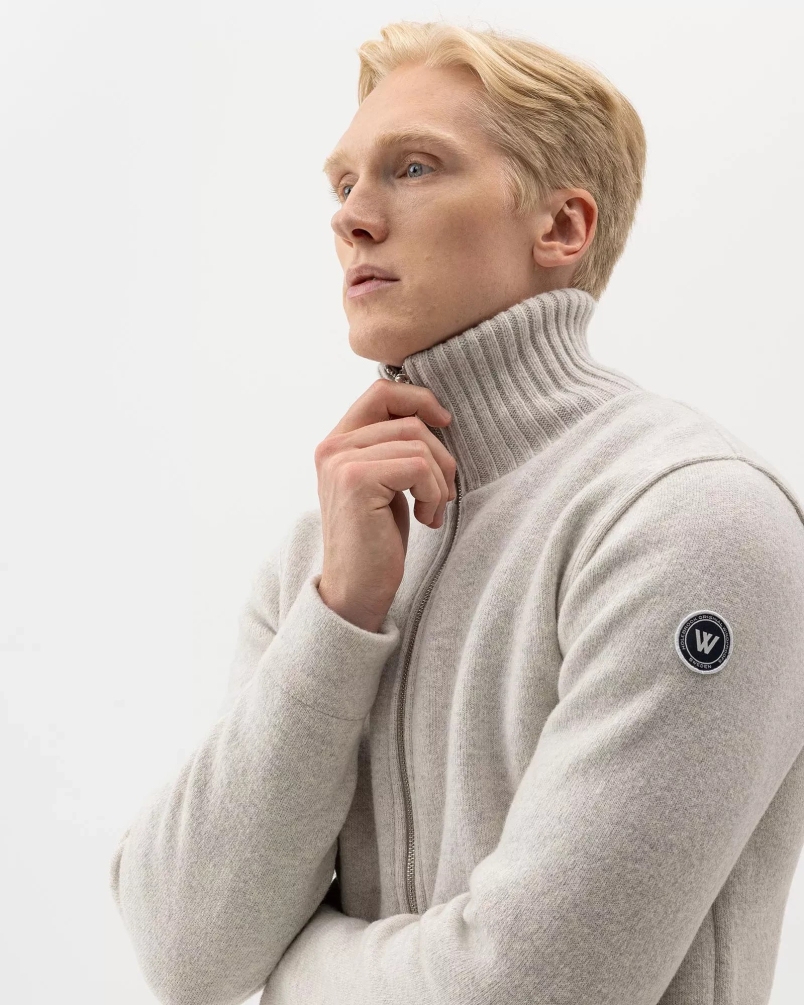Holebrook Mans Zip WP grey light grey mel