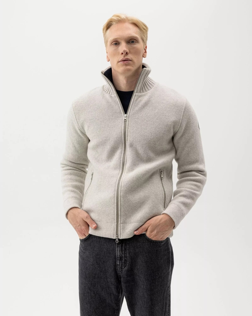 Holebrook Mans Zip WP grey light grey mel