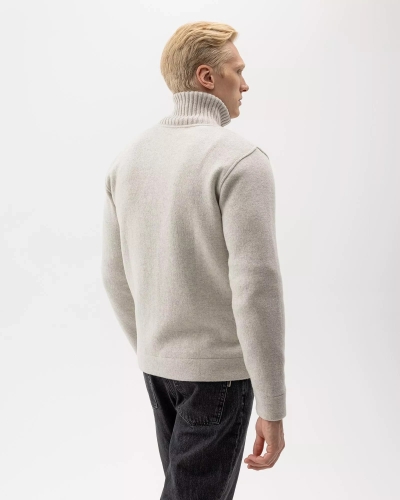 Holebrook Mans Zip WP grey light grey mel