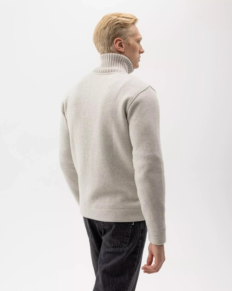 Holebrook Mans Zip WP grey light grey mel