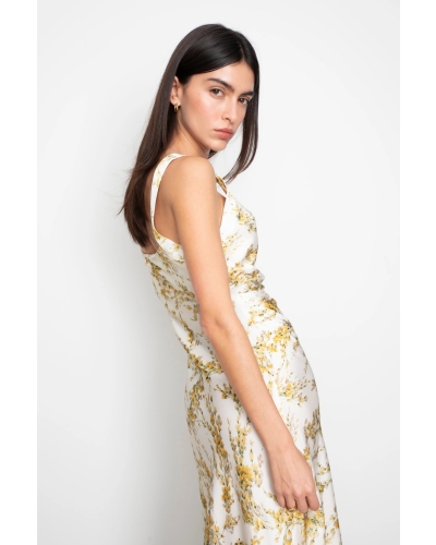 Camilla Pihl Anna dress yellow mimosa print
