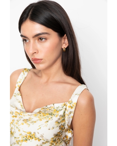 Camilla Pihl Anna dress yellow mimosa print