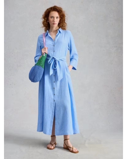WHITE STUFF White Stuff Soma linen shirt dress
