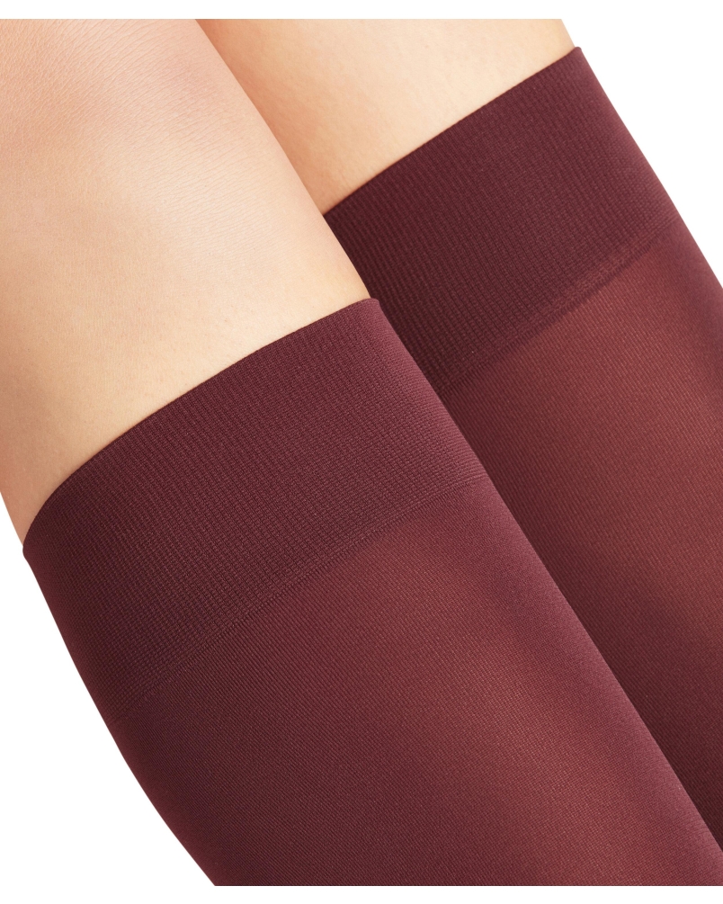 Falke Pure matt 50 den dames kniekousen barolo