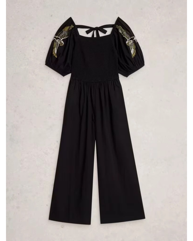 White Stuff Reese jumpsuit pure blk