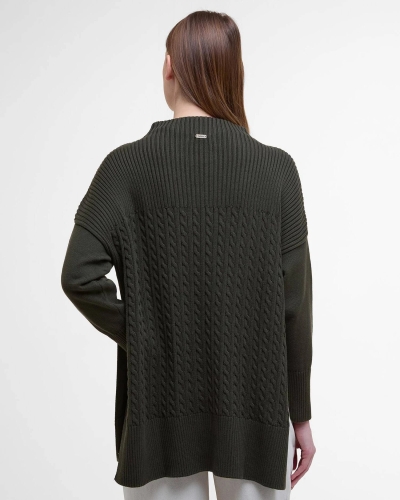 Barbour Guernsey cape olive