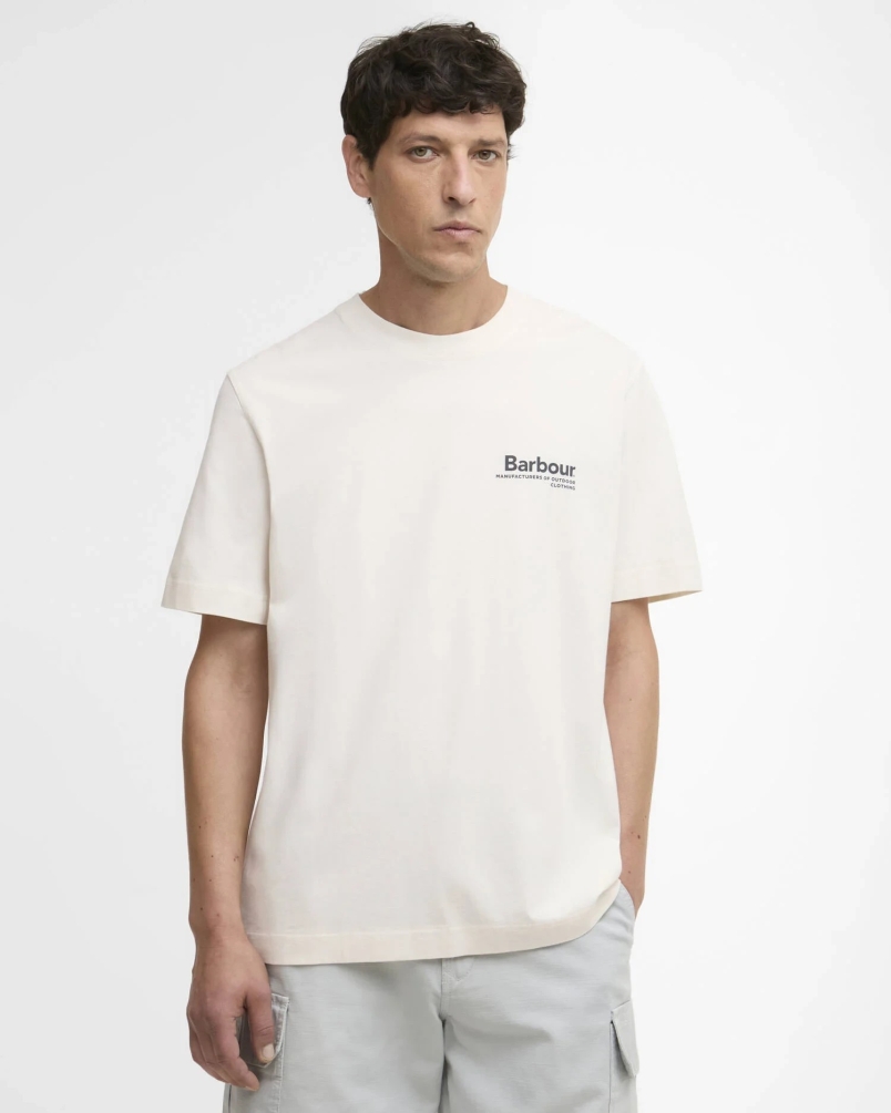 Barbour Wildfell relaxed graphic t-shirt neutral neutral