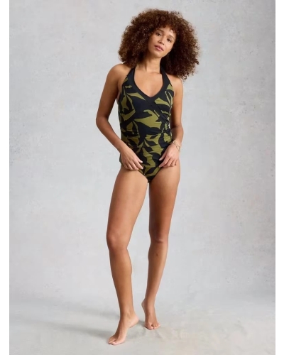 White Stuff Valley Tankini top green pr