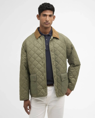 Barbour City Bedale quilted jacket olive dusty olive