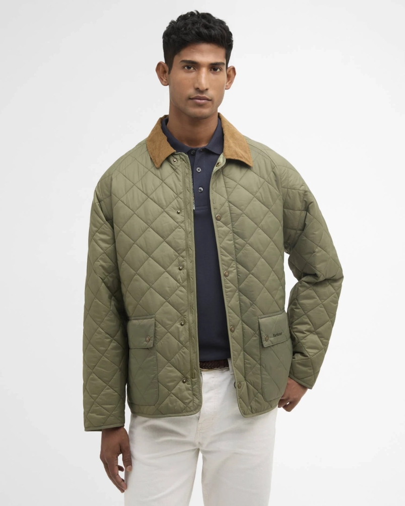 Barbour City Bedale quilted jacket olive dusty olive