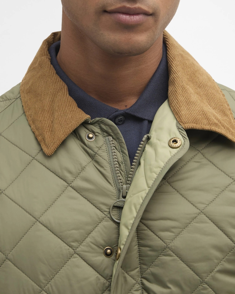 Barbour City Bedale quilted jacket olive dusty olive