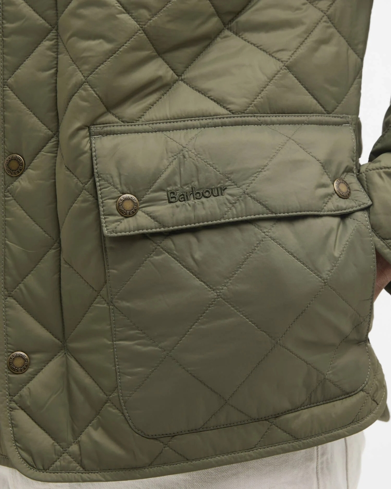 Barbour City Bedale quilted jacket olive dusty olive