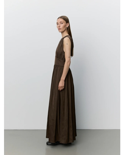 Sofie Schnoor Lin maxi dress intense brown