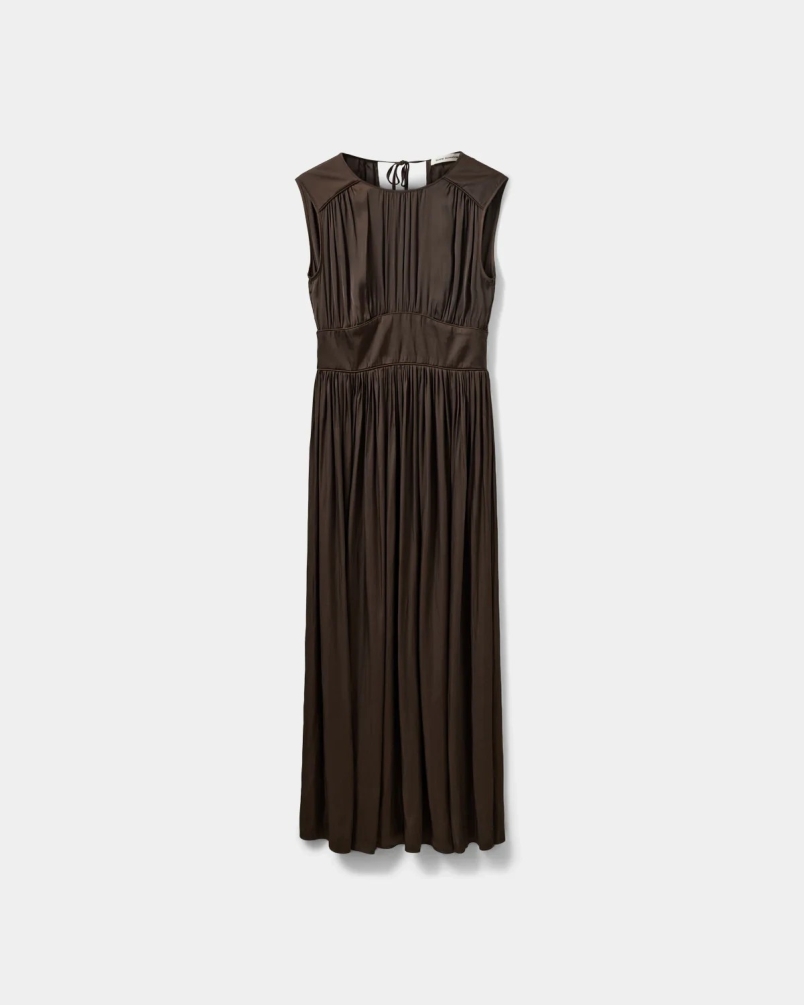 Sofie Schnoor Lin maxi dress intense brown