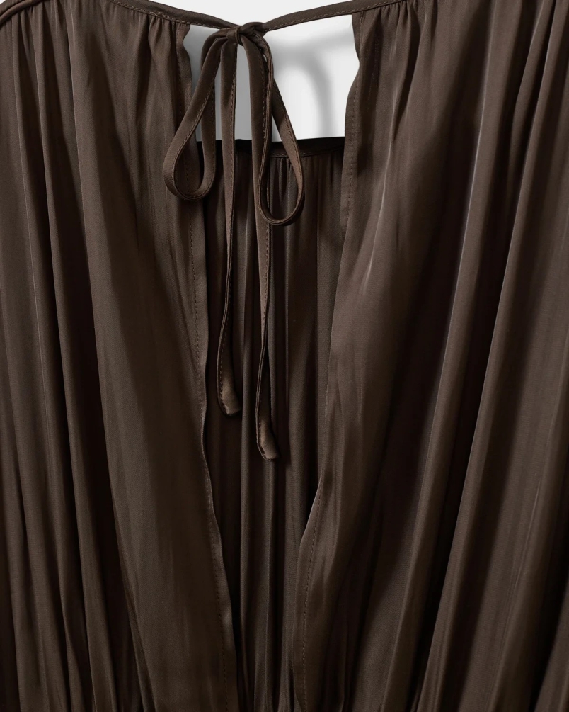 Sofie Schnoor Lin maxi dress intense brown