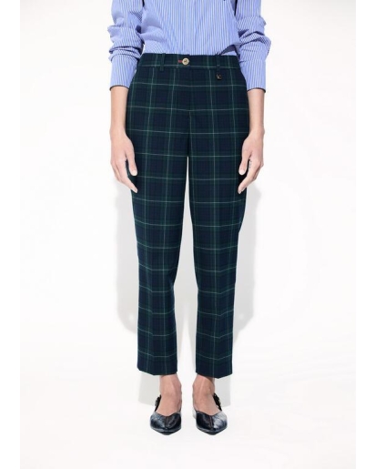 LOLA CASADEMUNT Lola Casademunt Barcelona fit plaid pants