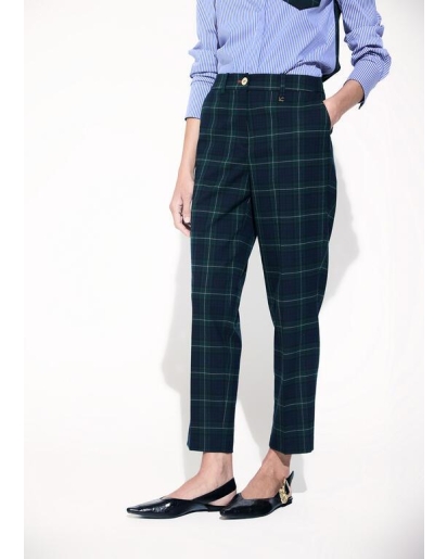 LOLA CASADEMUNT Lola Casademunt Barcelona fit plaid pants