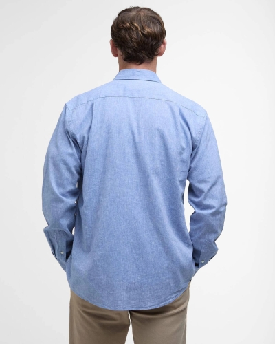 Barbour Nelson summer fit shirt blue