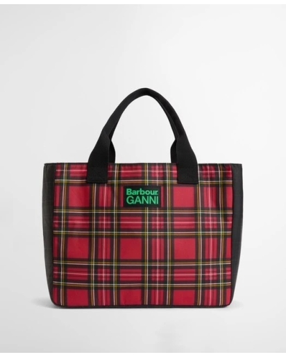 BARBOUR x GANNI Barbour x GANNI waxed tote bag