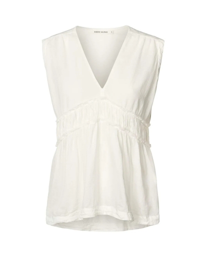 RABENS SALONER HELFRED TOP WHITE