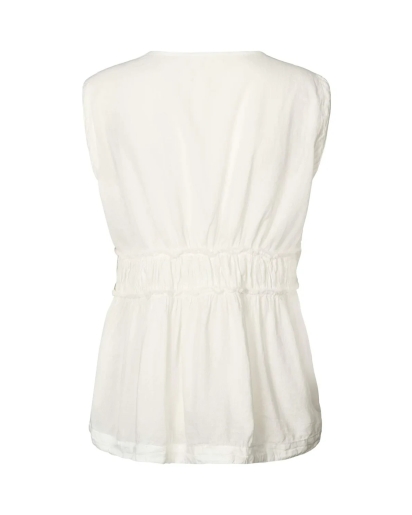 RABENS SALONER HELFRED TOP WHITE