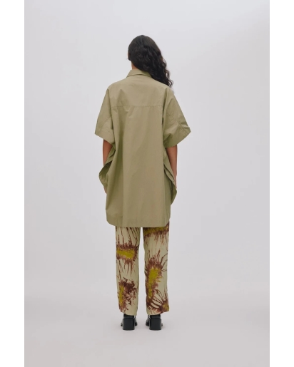 RABENS SALONER Rabens Saloner Berta poplin curved shirt dress