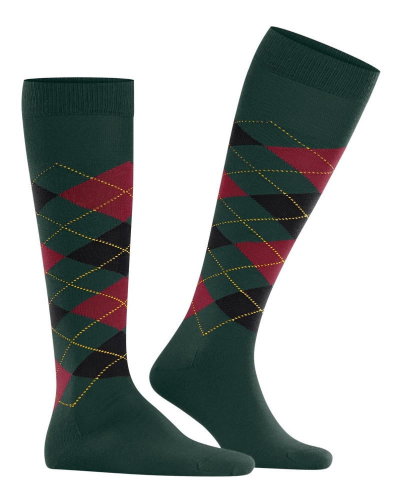Burlington Edinburgh heren kniesokken thyme