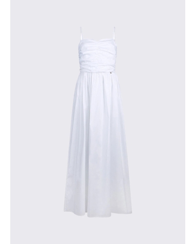 Liu Jo Long poplin dress white.