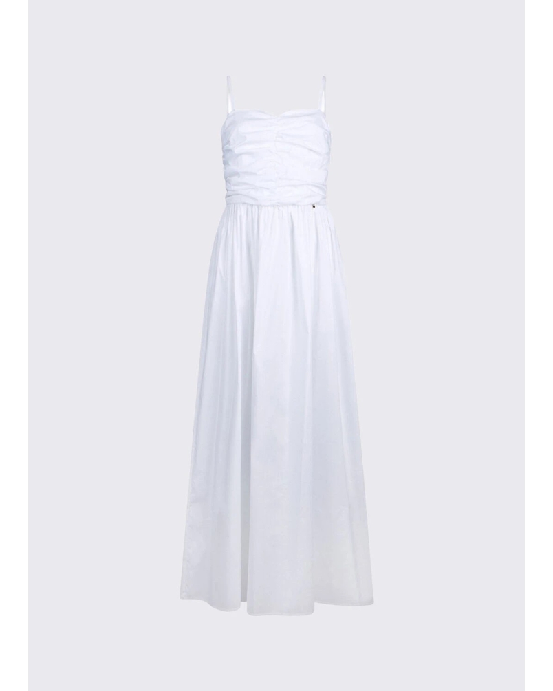Liu Jo Long poplin dress white.
