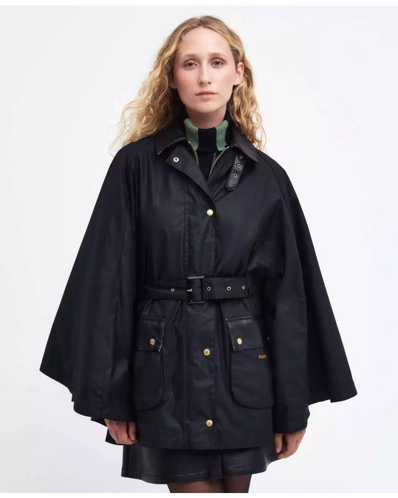Barbour Merriam wax cape