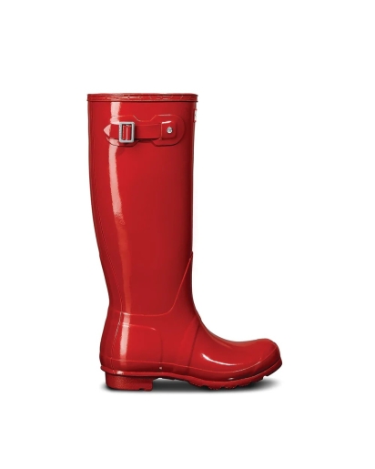 HUNTER unter Women's original tall gloss red