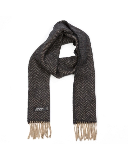 JOHN HANLY John Hanly Irish cashmere merino wool scarf