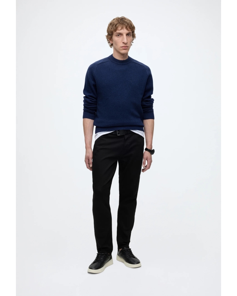 Barbour Newtown crew neck sweater inky blue