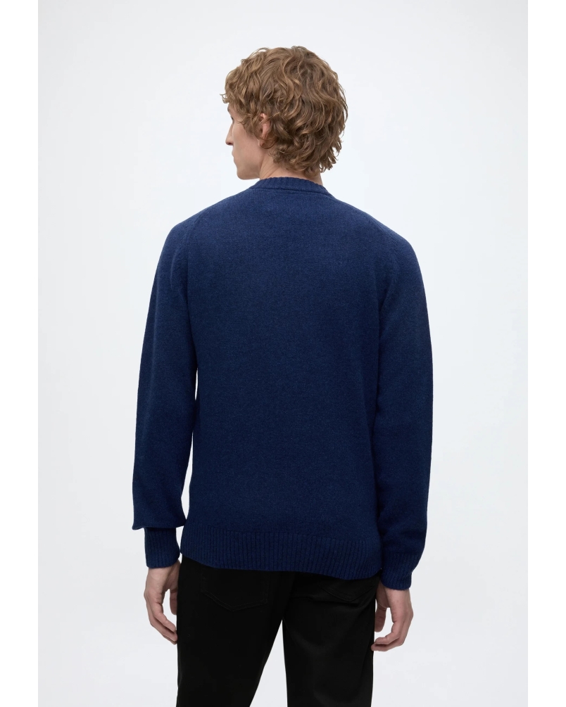 Barbour Newtown crew neck sweater inky blue