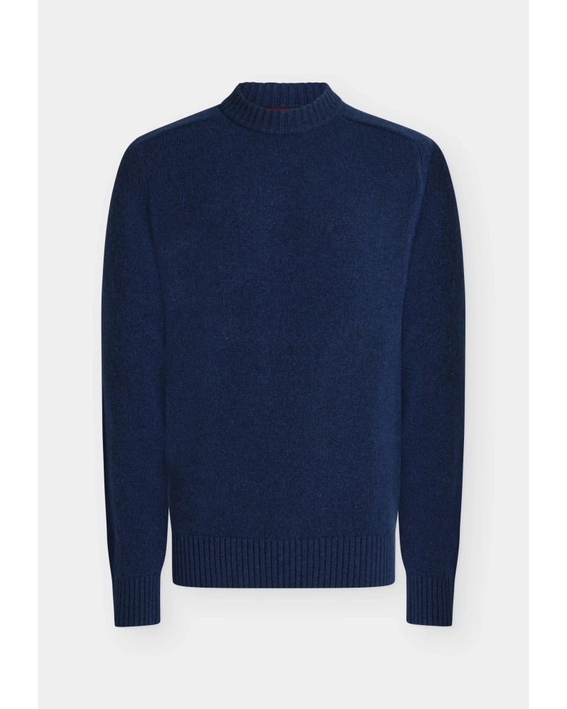 Barbour Newtown crew neck sweater inky blue